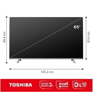 (ส่งฟรี) Toshiba TV รุ่น C350LP ทีวี 4K Ultra HD Google TV HDR10 Voice Control Smart TV สมาร์ททีวี 4