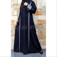 Abaya Hitam Turkey List Putih Gamis Maxi Dress Arab Saudi