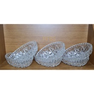 6pcs Hoya Crystal Bowls Oval