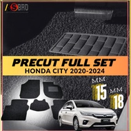 Honda City GN2 ( 2020-2021)OEM PRECUT PVC Coilmat  CARPET Karpet
