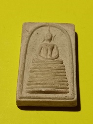 พระเครื่องเก่า  พระสมเด็จ 9 ชั้น หลังครูบาศรีวิชัย เนื้อผงพุทธคุณ วัดเกศไชโย อ่างทอง รุ่นมงคลชีวิต ไ