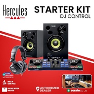 Hercules DJ Control Starter Kit Beginners w Starlight Controller, 32 DJ Speakers & HDP DJ M 40.2 Hea