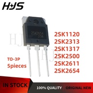 5pieces TO-3P New 2SK1120 2SK1317 2SK2313 2SK2500 2SK2611 2SK2654 K2654 in stock TO3P chip ic mos VJ