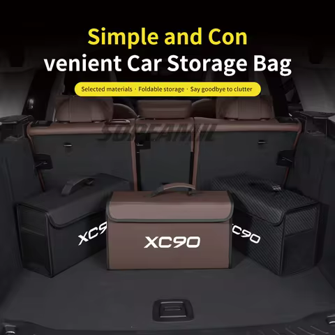 Car Trunk Organizing And Storage Box For Volvo S60 S90 XC40 XC60 XC90 T5 T6 T8 C30 C70 Brand-new Aut