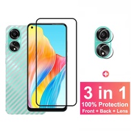 Infinix Note 30 5G Screen Protector Tempered Glass For Infinix Note 30 30i 12 2023 VIP Pro 4G 5G Full Coverage Glass Film + Camera Lens Glass Protector + Carbon Fiber Film