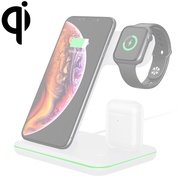 【xPhone Store】 Z5 QI Vertical Magnetic Wireless Charger for Mobile Phones &amp; Apple Watches &amp; AirPods / Xiaomi Redmi AirDots, with Touch Ring Light