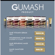Gumash hair colour / 6 pilihan warna Sah solat Pewarna rambut HALAL