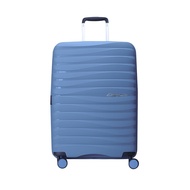 CAGGIONI กระเป๋าเดินทาง รุ่นเวฟ (Wave) C23061 - สีฟ้า  [20นิ้ว/24นิ้ว/28นิ้ว]  วัสดุPP 100% 4 ล้อ ล้