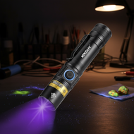 365nm UV Flashlight High Power UV Curing Scorpion Detection Pet Urine Stain Marker Jewelry Light