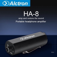 Alctron Ha-8 ตัวขยายเสียงหูฟังพกพาขนาดเล็กที่ใช้ในการแสดงบนเวทีสตูดิโอชิปเฉพาะ