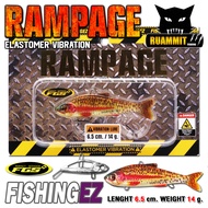 กระดี่ยางแรมเพจ RAMPAGE 14 กรัม รุ่นอัพเกรดใหม่ ELASTOMER VIBRATION by FISHING EZ