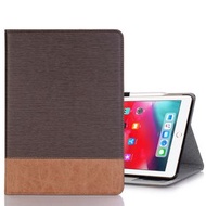 全城熱賣 - 適用於iPad Air 11 2024 / iPad Pro 11英寸(2018) 十字紋款左右翻蓋平板皮套 帶支架&卡槽&錢包 (顏色：咖啡色)