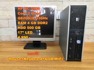 PC Computer Set คอมพิวเตอร์ชุดมือสอง HP Core 2 Quad/RAM 4GB/HDD 500GB/แถมฟรี extreme karaoke 2024