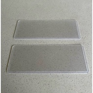 concert ticket holder toploader (clear)