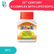 21ST CENTURY B-COMPLEX WITH LIPOTROPICS, WHEAT GERM & LECITHIN