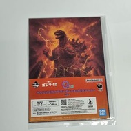 BANDAI - 一番賞G賞 哥斯拉1.0 帆布風格插圖板 週邊海報 & LOGO貼紙 哥斯拉 [平行進口]