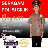 SERAGAM ANAK POLISI KANTOR/BAJU ANAK POLISI KANTOR