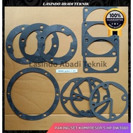 5 hp matrix dw3080 compressor gasket set, 5 hp compressor gasket