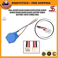 DELL E4300 E4310 E5400 E5410 E5510 E5500 E6400 E6410 E6500 E6510 LAPTOP CMOS BATTERY WITH THREE PINS