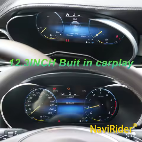 Yes 12.3inch RHD/LHD 2400*900P LCD Digital Cluster For Benz C-Class W205 GLC X253 2015-2020 GT AMG C
