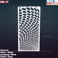 Krawangan PVC BOARD / ORNAMENT PVC FOAM BOARD 5MM THICK / DK-17