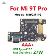 AAA+ For Xiaomi Mi 9T Pro Dock Connector USB Charger Port Flex Cable Board Type C Microphone Board F