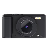 EKLEVA กล้องถ่ายภาพดิจิตอลเอชดี4K สำหรับการถ่ายภาพ18X ซูม4K กล้องถ่ายวิดีโอโฟกัสอัตโนมัติกระชับกล้อง