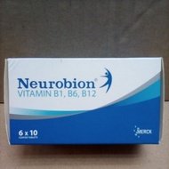 Neurobion Vitamin B1,B6, B12 6x10 coated tablets Exp : 30/11/2026