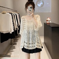 AIYITI | Bohemian Lace Crochet Loose Blouse
