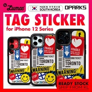 [HOT JXHGGKWGWEH 648] DPARKS Tag Sticker-Black iPhone 13/ 13 Pro/ 13 Pro Max/ 12 Mini/ iPhone 12 Pro/ 12 Pro Max Full Protective Phone Case