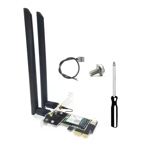 Stylish-QCNFA765 Wifi Card Wifi6e PCI-E Wireless Adapter 5970M Triple Band 2.4G/5G/6G Bluetooth 5.2 