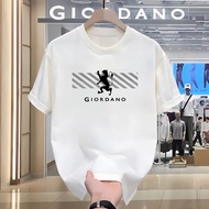 Giordano Men's Graphic T-Shirt Original Cotton Casual Short Sleeve T-Shirt 9835