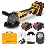 XTITAN 1888VF Brushless Cordless Angle Grinder 298000mAh Batteries Grinding Machine Cutting Electric