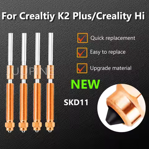 For Creality Hi Nozzle Creality K2 Plus Nozzle Unicorn Quick-Swap 0.4 0.6 for Creality K2 Plus Hoten