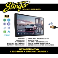 STINGER NOVA Android Car Player UIS7870 8-Core 12GB+256GB 2K QLED CarPlay DSP 4G