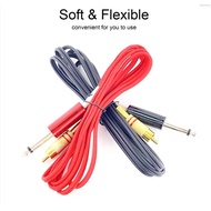 Silicone Tattoo RCA Connector Cords Cable for Rotary Pen Machines Power Cord Ultra Sof