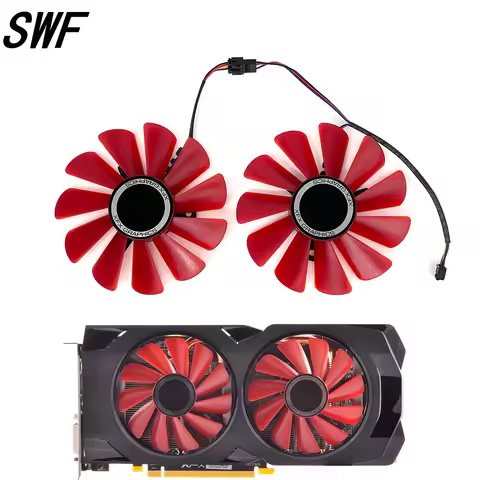 New 85MM RX 570 RX 580 FDC10U12S9-C Cooler Fan For XFX RX570 RS RX580 RS Video Graphics Cards Coolin