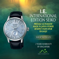 SEIKO INTERNATIONAL EDITION PRESAGE AUTOMATIC LEATHER STRAP SSA343J1 MADE IN JAPAN POWER RESERVE INDICATOR