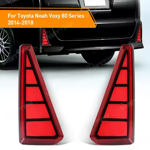 For Toyota Noah Voxy 80 Series 2014 2015 2016 2017 2018 LED Rear Bumper Reflector Light Brake Lamp T