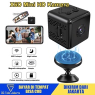 X6D CCTV Kamera Mini CCTV HD 1080P Wifi Camera Mini Spy Cam Tersembunyi Kamera Pengintai Mini CCTV Mini WIFI CCTV IP Camera