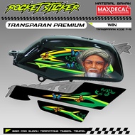 WIN Striping Variations of RELIGIOUS FIGURES TRANSPARENT WIN UV Stickers CODE F.19 PREMIUM MAXDECAL 