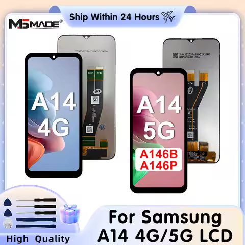 6.6" For Samsung Galaxy A14 4G LCD SM-A145F A145M Display Touch Screen Digitizer For Samsung A14 5G 