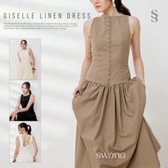 Swana.ss-Giselle linen dress XS-XL 🫎 Long Skirt