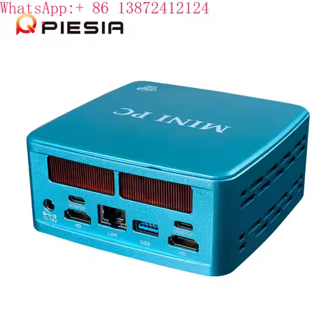 Piesia Intel 13th 12th Gen Core I3 I5 I7 I9 Mini PC Desktop 2*DDR5 16GB Ram 256GB SSD 2*HD/2*Type-C 