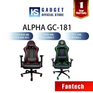 FANTECH ALPHA GC-181 HYDRAULIC PISTONS LUMBAR BACKREST LEATHER SEAT GAMING CHAIR