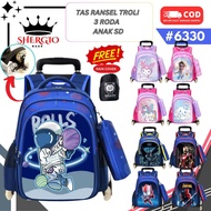Trolley Bag for Elementary School Boys GIOBAGS 3-Wheel Girls'/ for Boys Elementary School Girls'/ 63