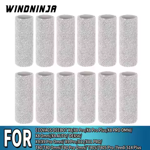Mop Cloth Roller Brush For ECOVACS DEEBOT T80 T80 OMNI X11 X9 Pro/X9 Pro Omni/X8 Omni X8 Pro Omni T8