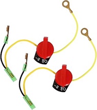 QAZAKY 2PCS On/Off Engine Stop Kill Switch Control Replacement for GX110 GX120 GX160 GX200 GX240 GX2