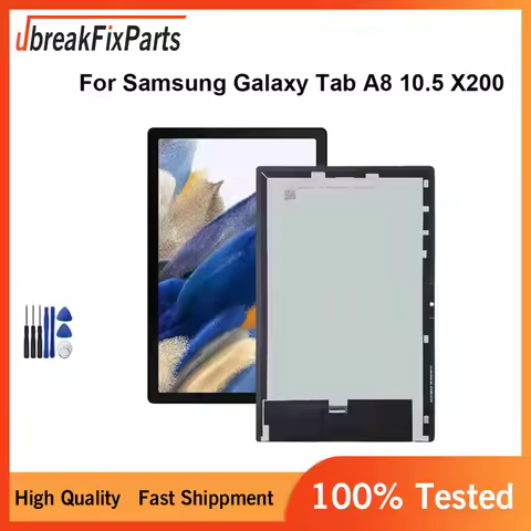 For Samsung Galaxy Tab A8 10.5" SM-X200 SM-X205 X200 X205 LCD Display Touch Screen Digitizer Glass A