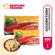 Golden Farm Kentang Crinkle Cut 500gr - 1kg / Kentang Goreng / French Fries